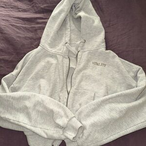 Vitality cropped hoodie